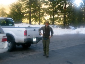 Bryan/NØBCBat the Trailhead of Bighorn Mtn.