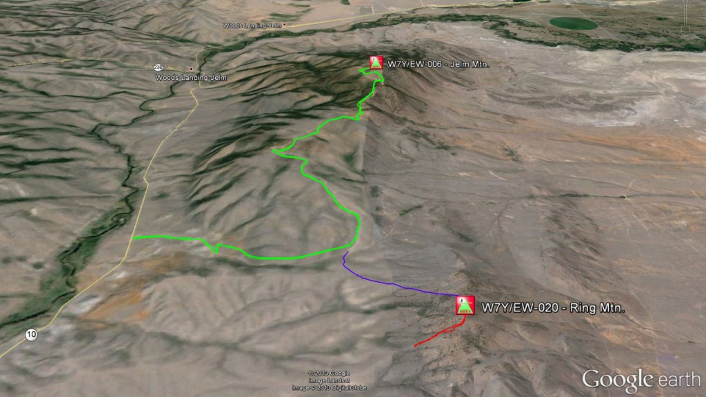 Jelm Mountain / Ring Mountain: Planned hiking Routes