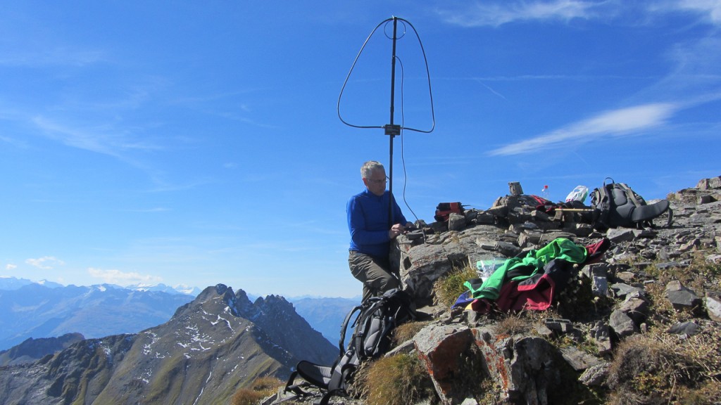 Arno/OE9AMJ on the summit